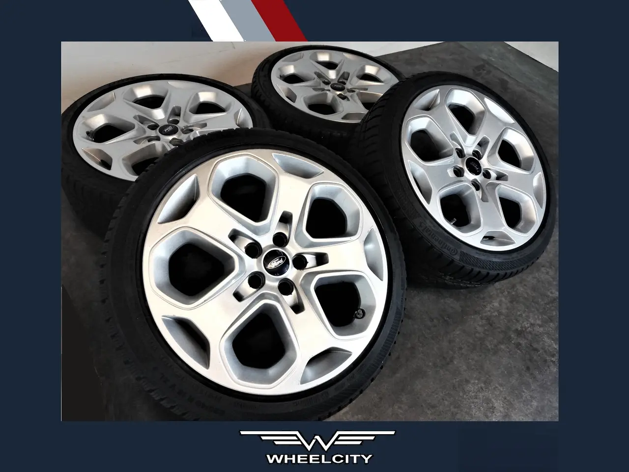 Billede 1 - 5x108 18" ET55 Ford ST Titanium vintersæt