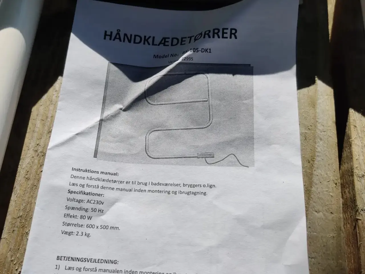Billede 3 - Håndklædetørrer