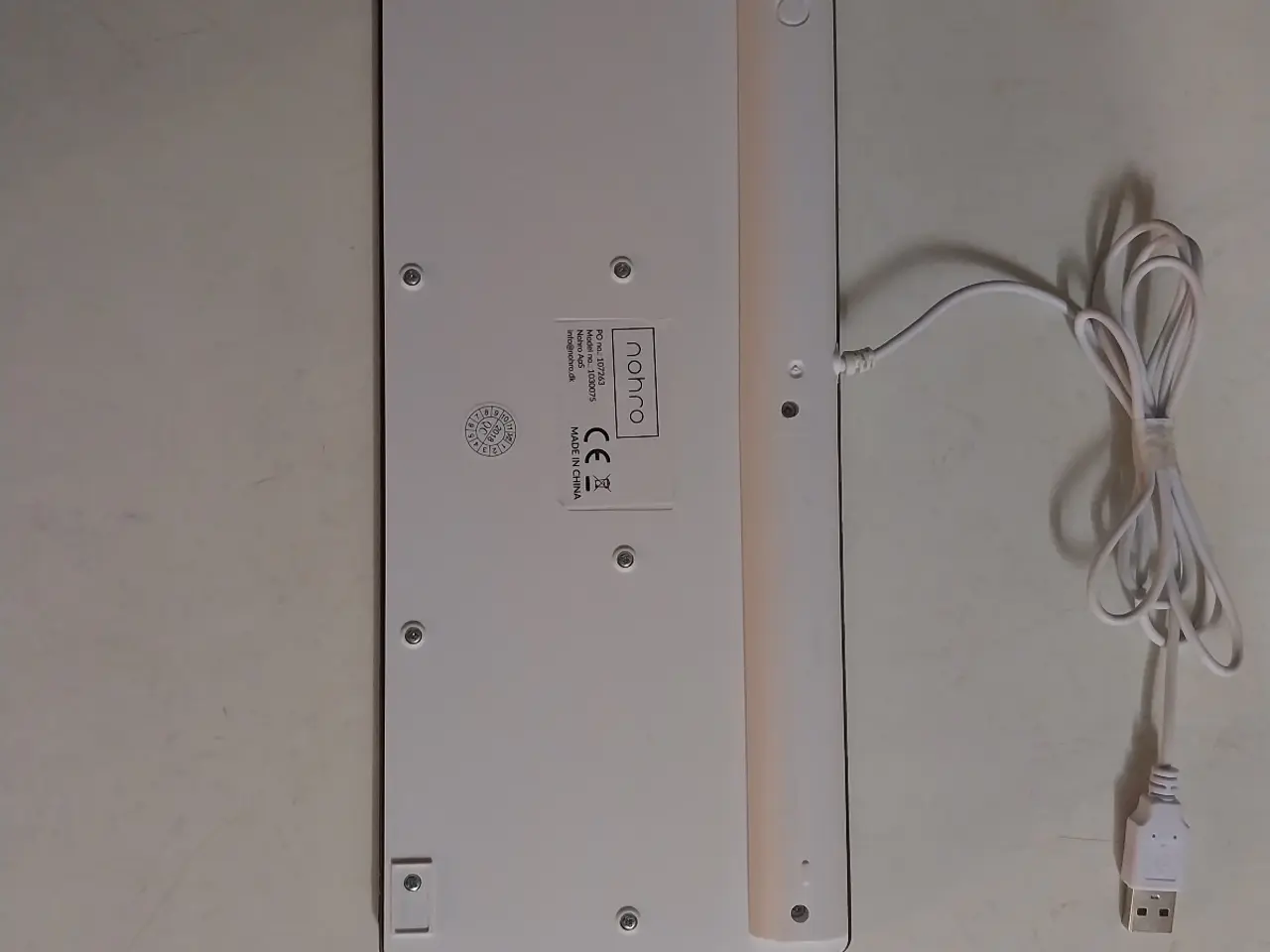 Billede 6 - Nohro tastatur med ledning 