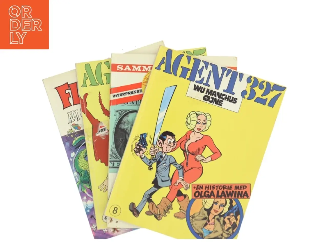 Billede 1 - 4 tegneserier bl.a. Agent 327: Wu Manchus øjne (Bog)