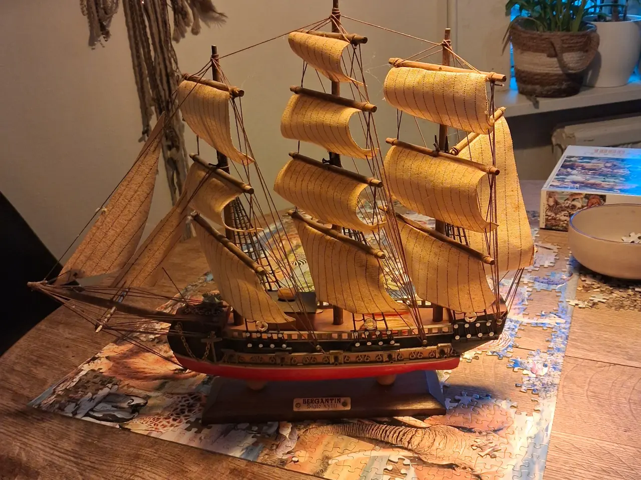 Billede 1 - Bergantin Siglo XVIII modelskib