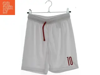 Hvide sports shorts med tryk fra H&M (str. 134)