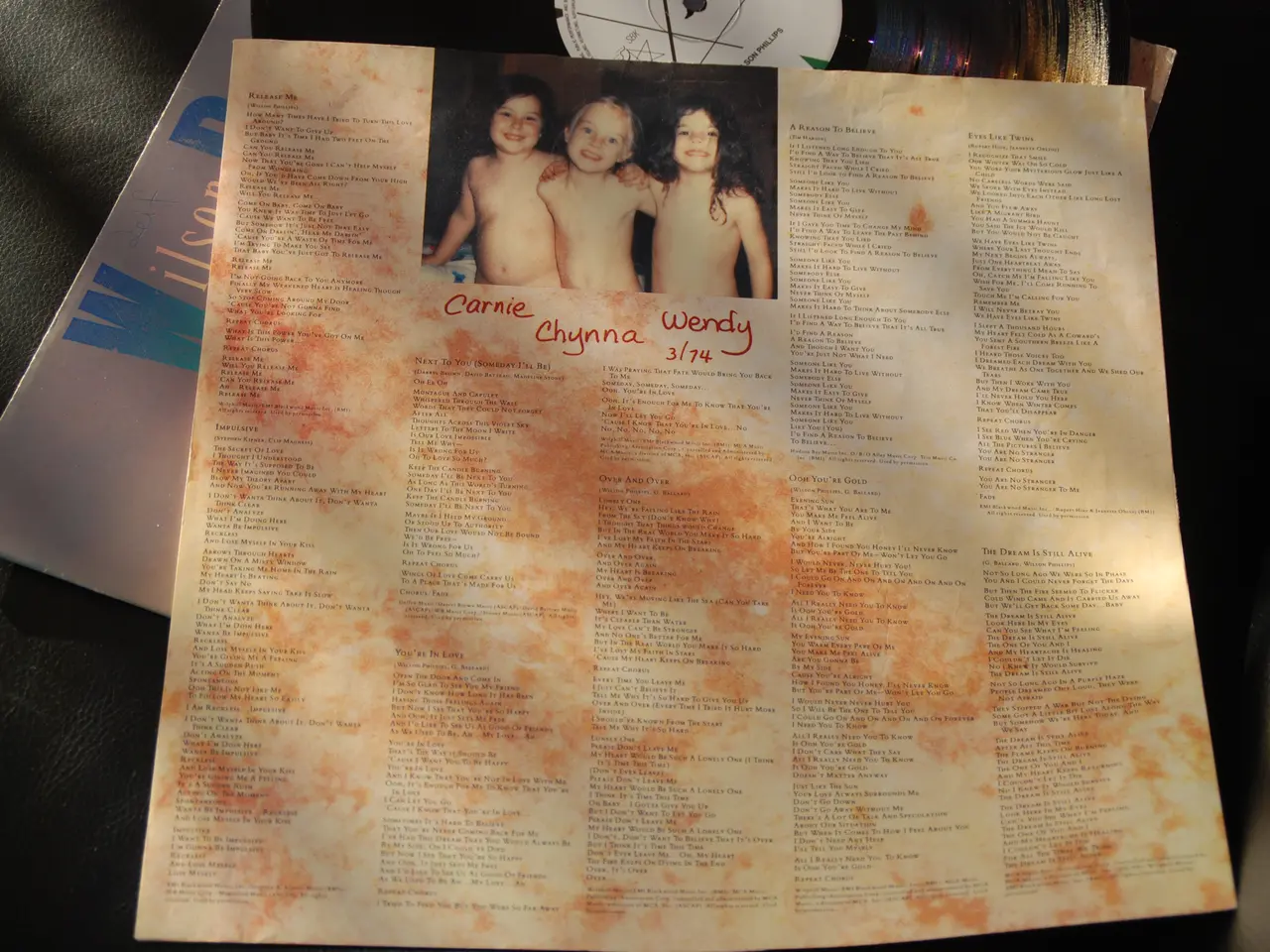 Billede 3 - Vinylplade - Wilson Phillips