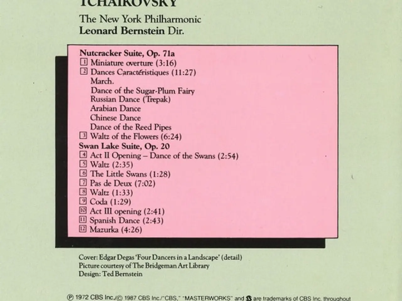 Billede 4 - Tchaikovsky* / New… – Suites – CD