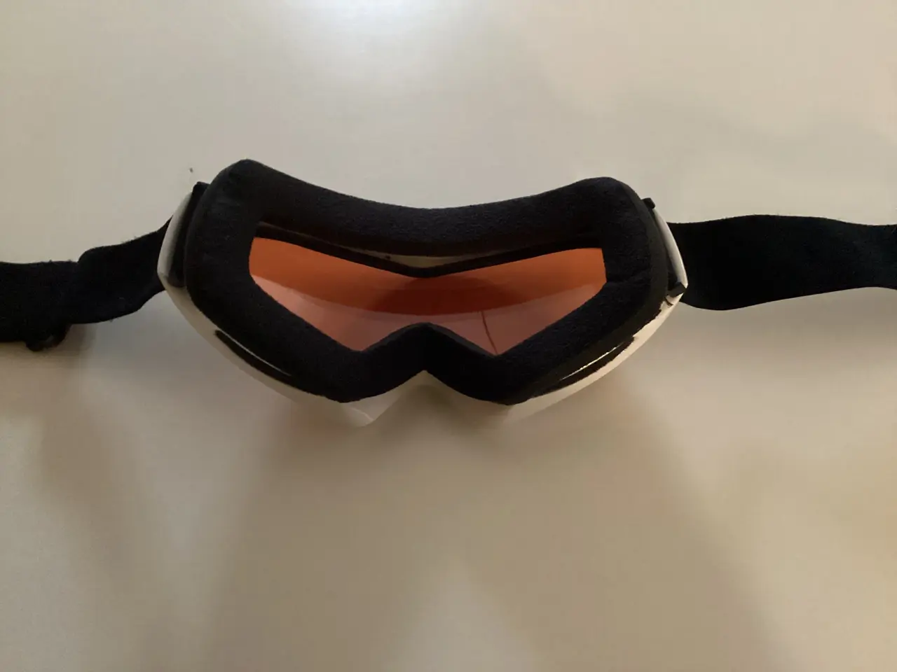 Billede 4 - Nye hvide skibriller med orange linse.