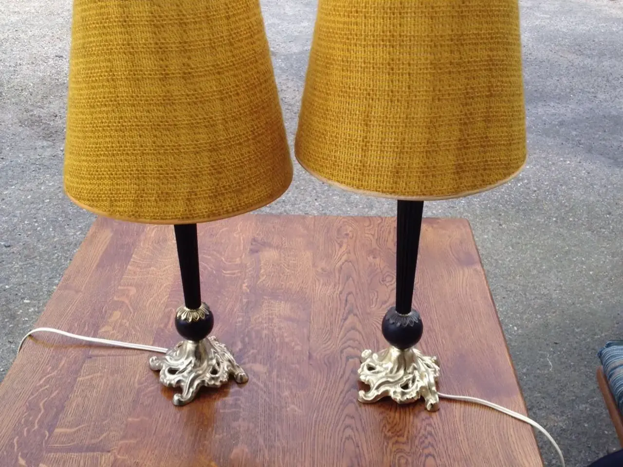 Billede 2 - Flotte gl. Bordlamper