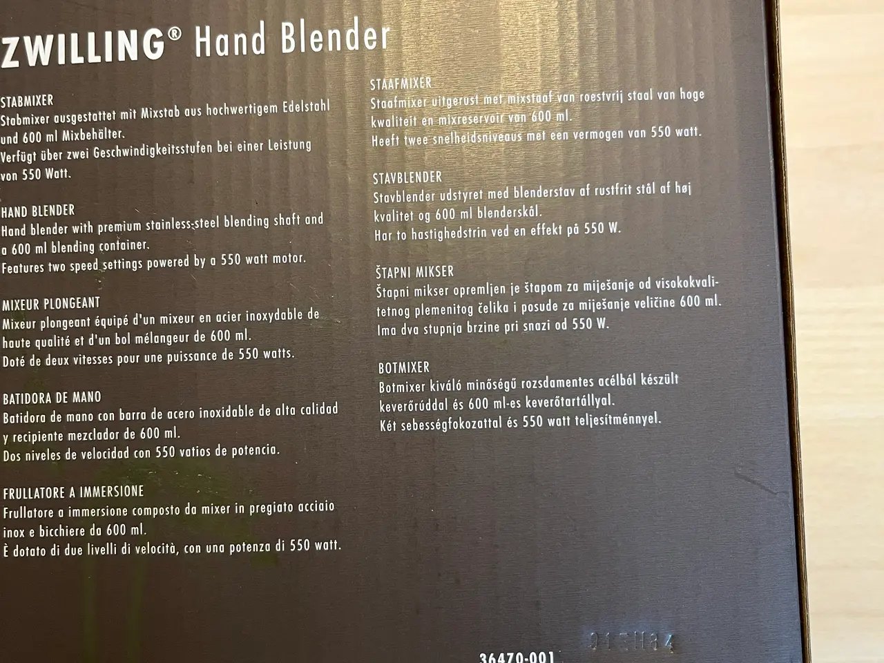Billede 2 - Zwilling stavblender grå sælges