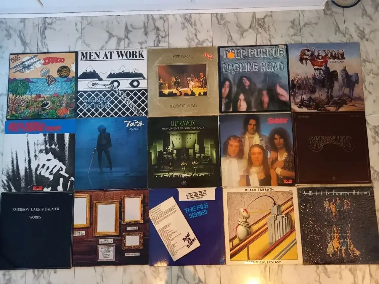 Billede 1 - 15 stk Rock - Pop - Heavy. LP.