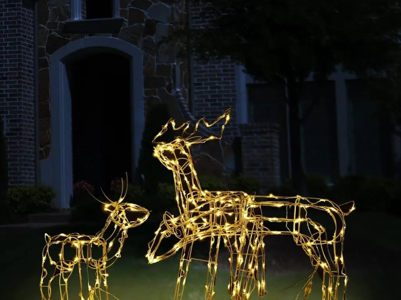 Billede 1 - Juledekoration i 3 dele rensdyr 229 LED'er