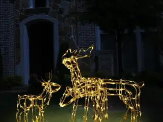 Juledekoration i 3 dele rensdyr 229 LED'er