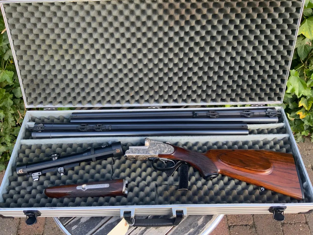 Billede 1 - KRIEGHOFF NEPTUN 12/70. 2 løb 7x65R. 8x75RS