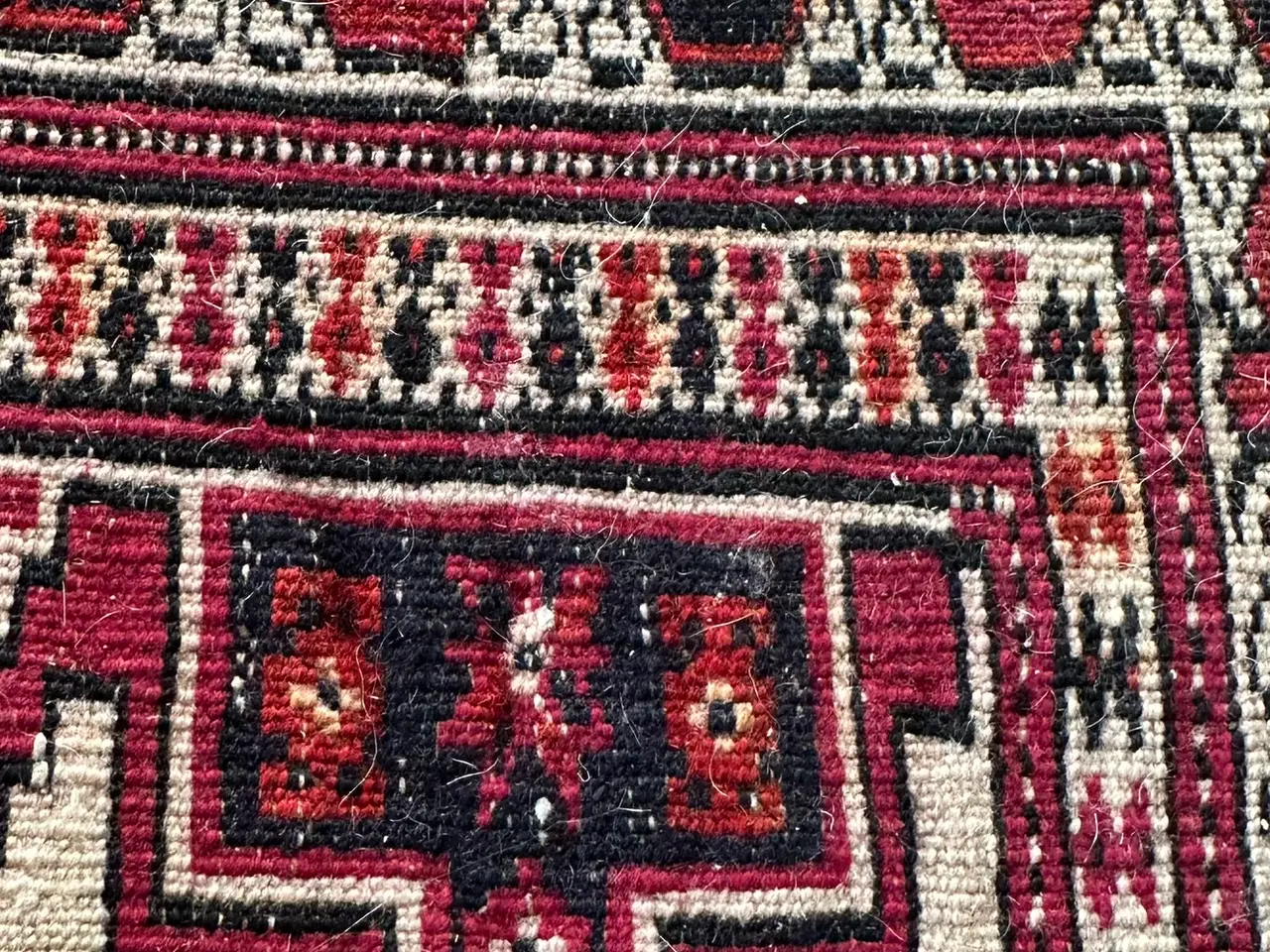 Billede 2 - Ægte håndkn. persisk Turkmen-tæppe 120X170 cm cert