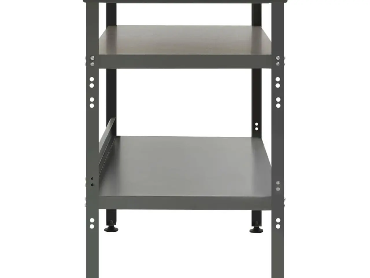Billede 3 - Arbejdsbord i stål 120 x 60 x 85 cm - grå