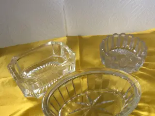 3 stk smørskåle