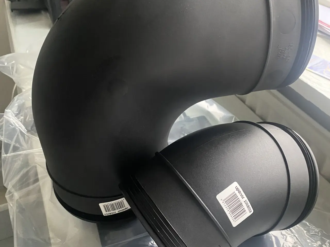 Billede 7 - Ventilations plastbøjning Uponor