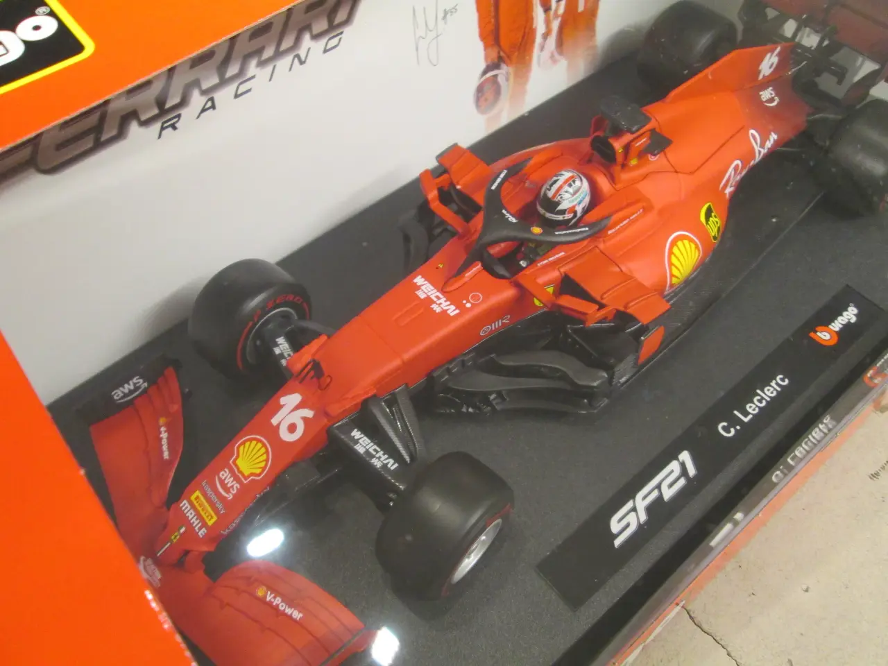 Billede 2 - Modelbil Ferrari SF-21 Burago 1:18