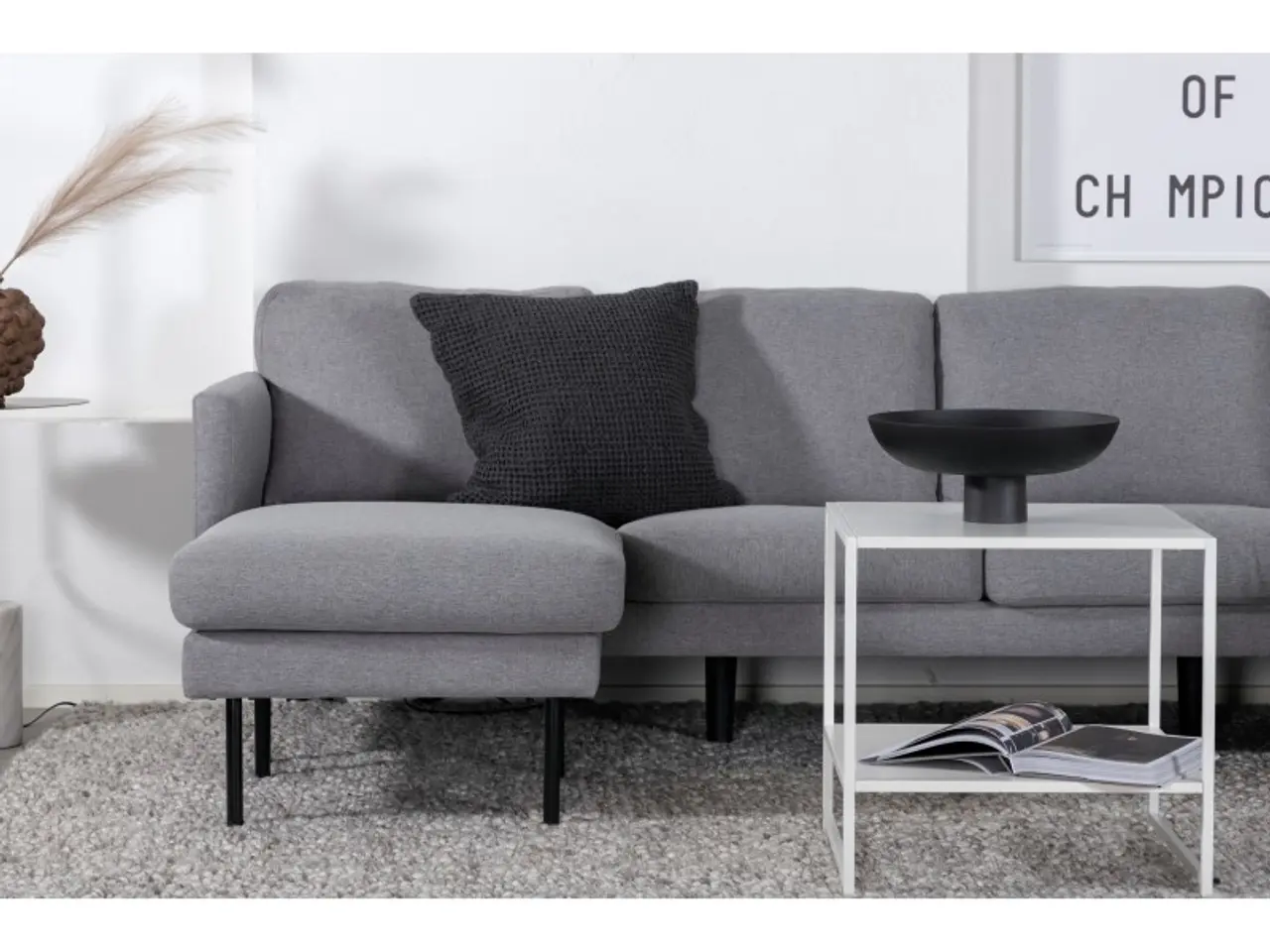 Billede 11 - Zoom U-Sofa -Grå Stof