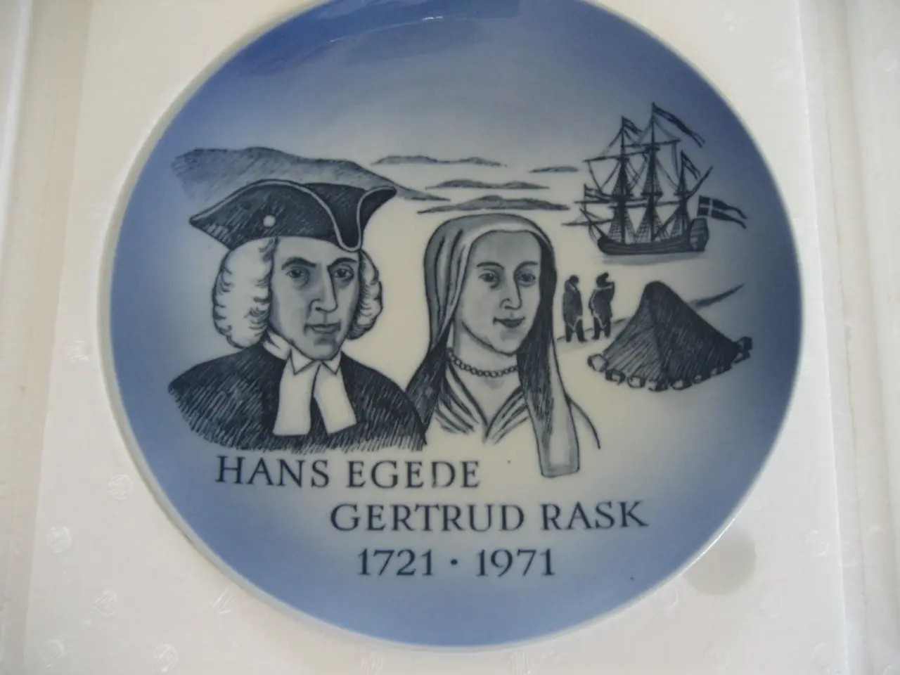 Billede 4 - 1721-1971 Royal Copenhagen Mindeplatte, 