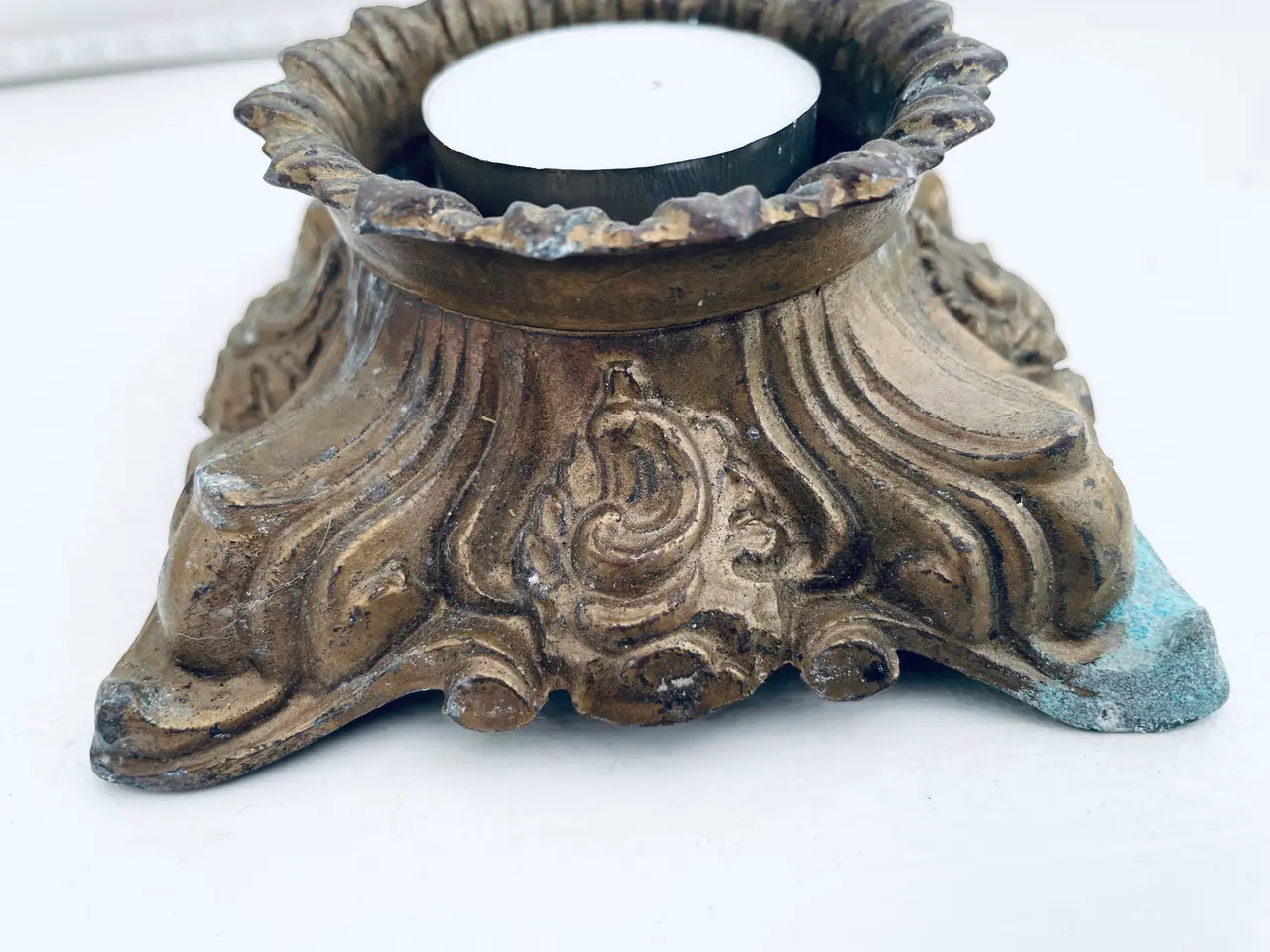 Billede 15 - Lysestage med masser af patina 
