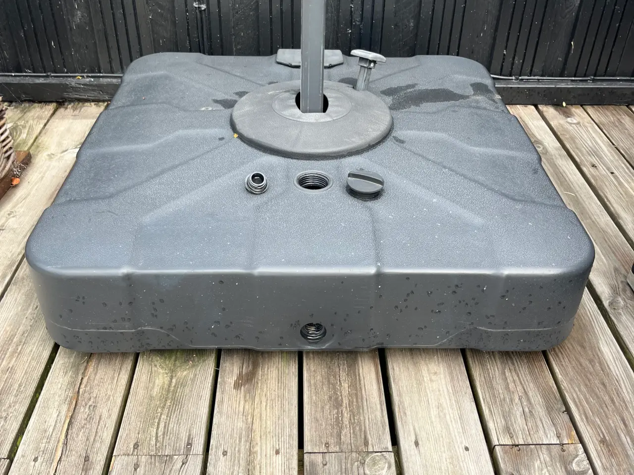 Billede 5 - Haveparasol 3x3m sort/antracitgrå