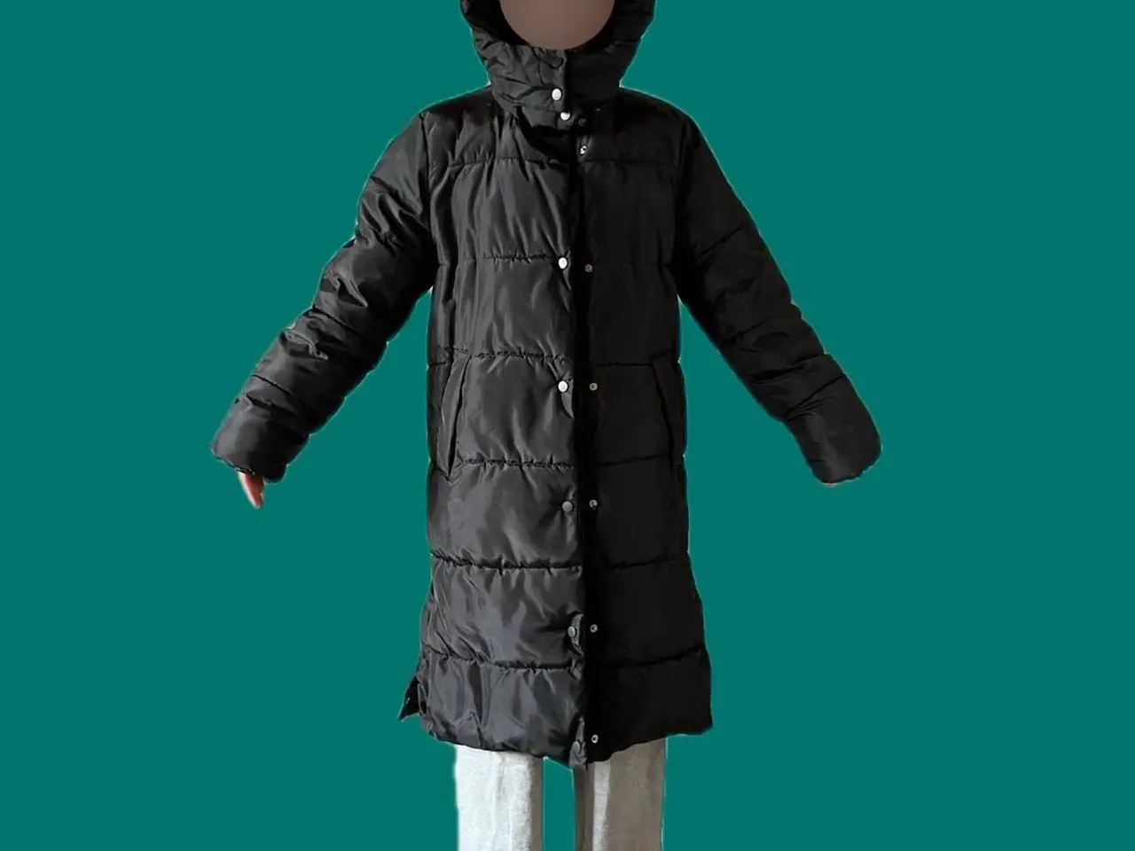 Billede 1 - H&M lang vinterfrakke