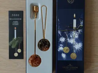 Georg Jensen Millennium lyseholder & ornament 2000
