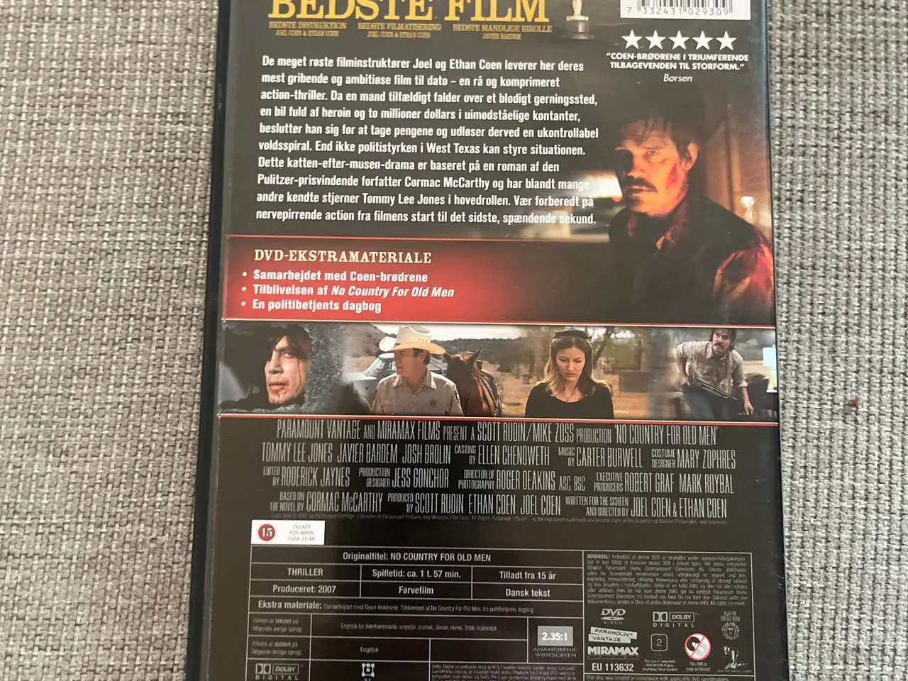 Billede 2 - No Country for Old Men DVD