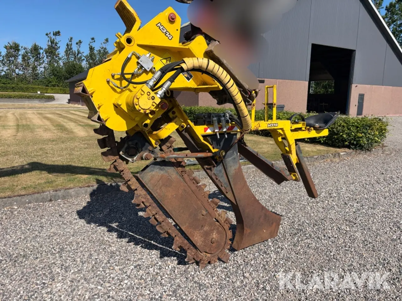 Billede 1 - Hydraulisk kædegraver H314 - Hydrema fæste - 1 styk