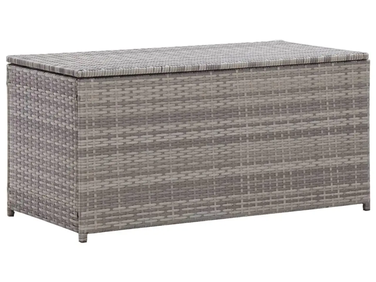 Billede 1 - Opbevaringskasse til haven i polyrattan - 100 × 50 × 50 cm, grå