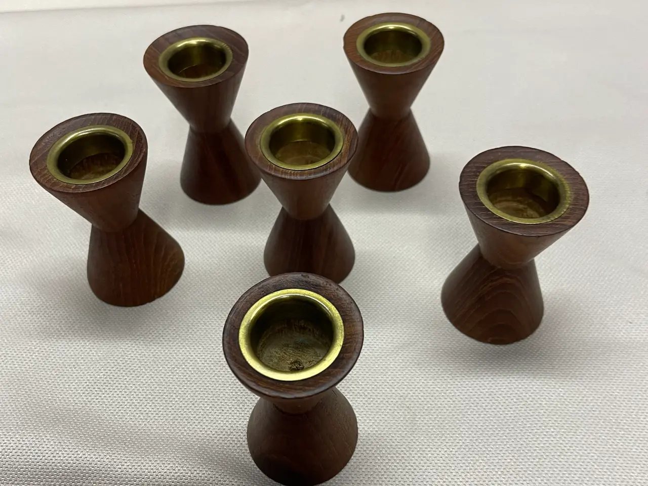 Billede 4 - Vintage lysestager i teak