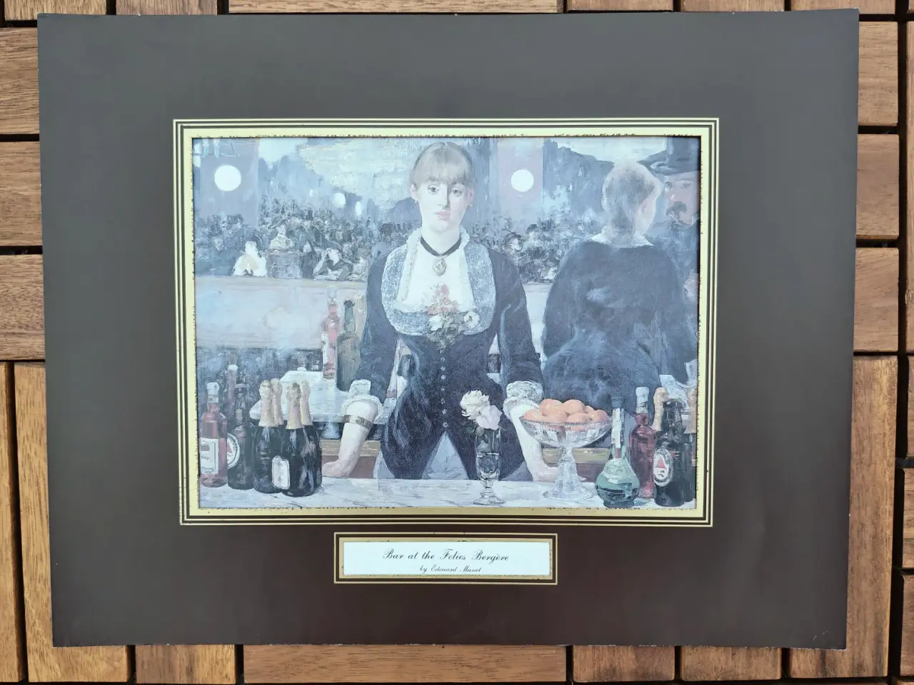Billede 1 - Kunsttryk af Manet's "A Bar at the Folies-Bergère'