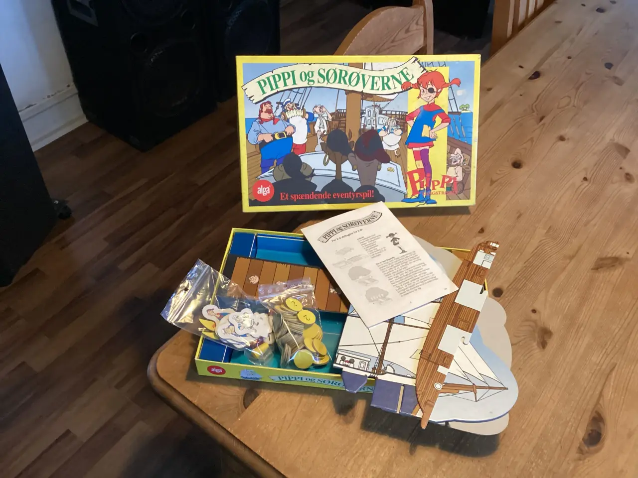 Billede 1 - Pippi Langstrømpe Spil, Bøger, Bamser
