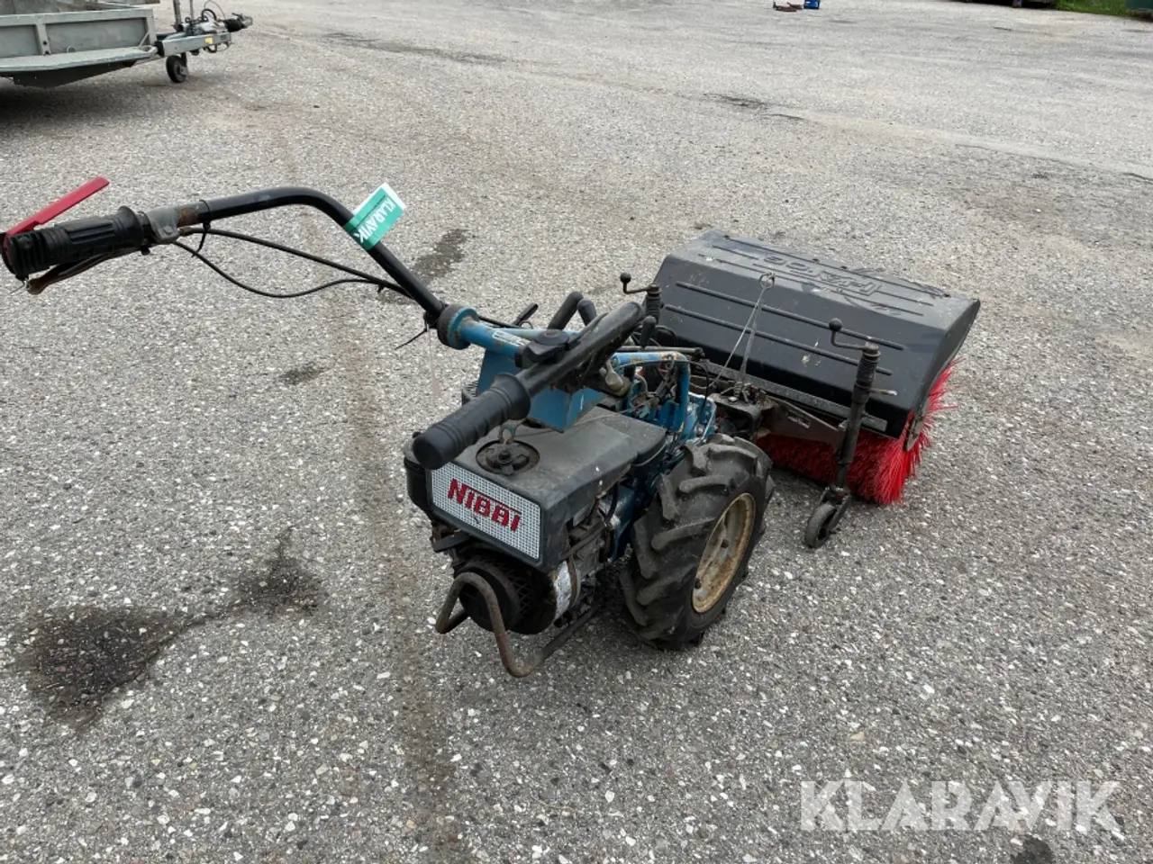 Billede 4 - 2-hjulet traktor Nibbi 80cm kost