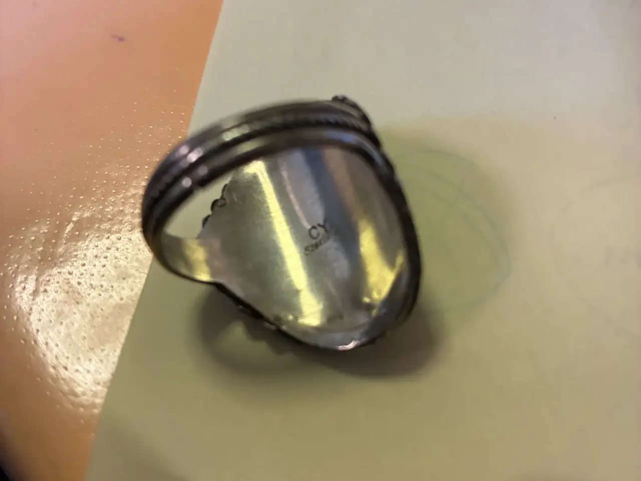 Billede 7 - Navajo ring med turkis