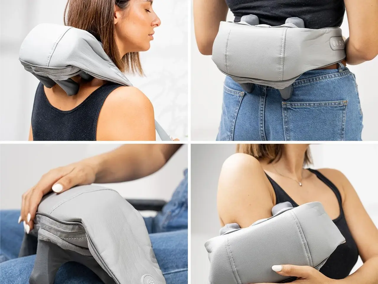 Billede 5 - Massageapparat til nakke og ryg Silax 6D - grå