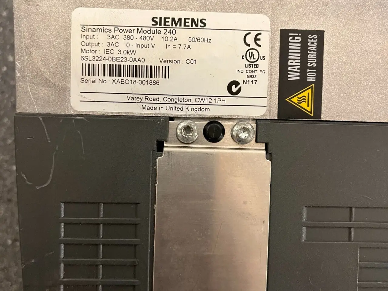 Billede 8 - Siemens Sinamics Power modul 240 3kW VFD 380-480V