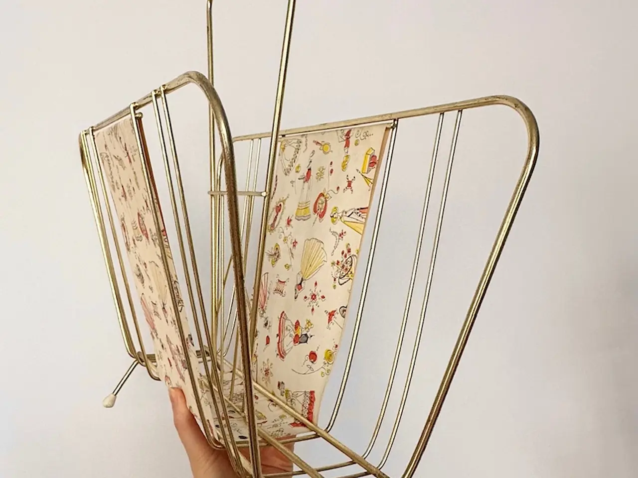 Billede 4 - Vintage magasinholder m print