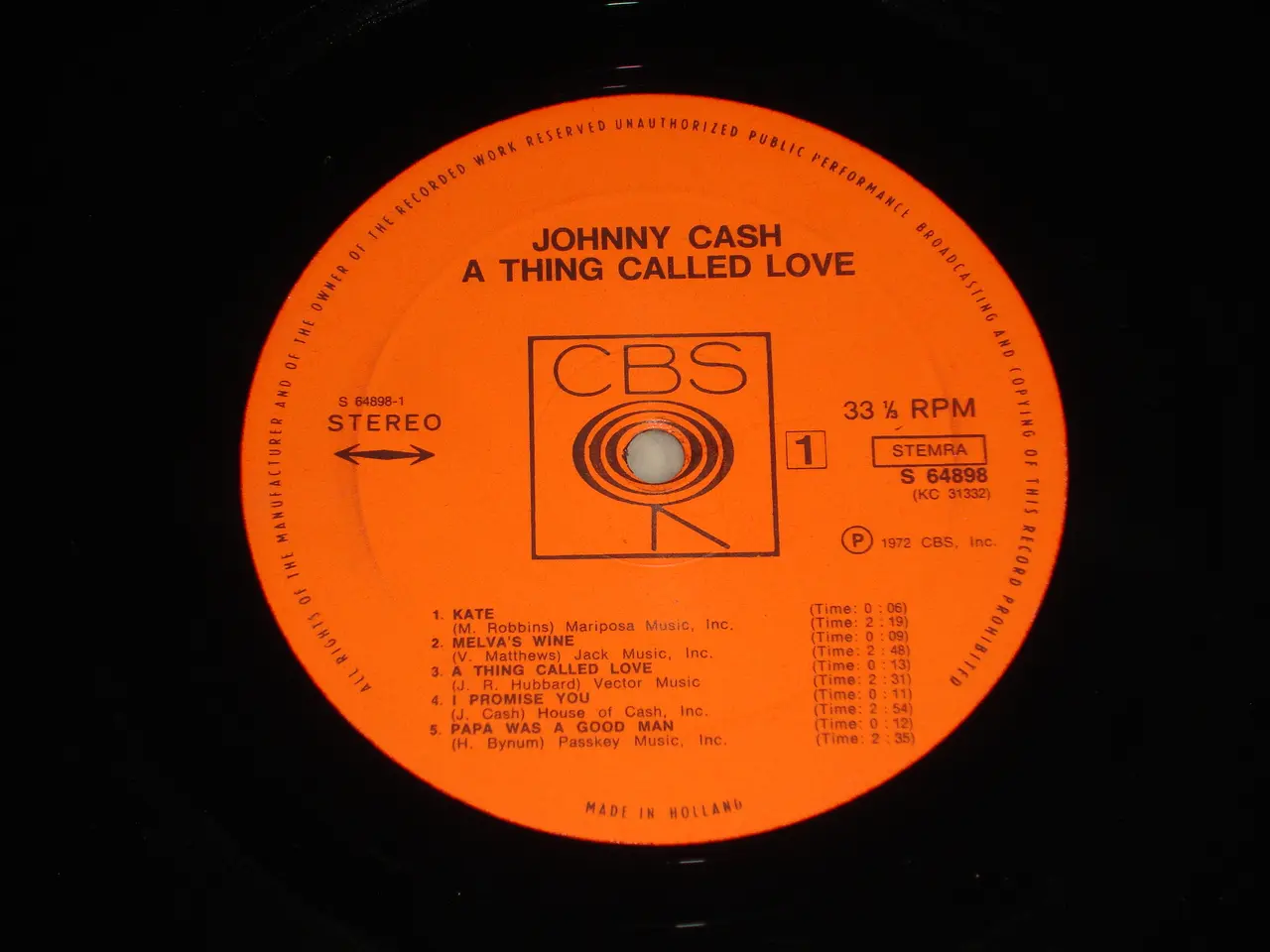 Billede 4 - (Sender gerne) Johnny Cash – A Thing Called Love