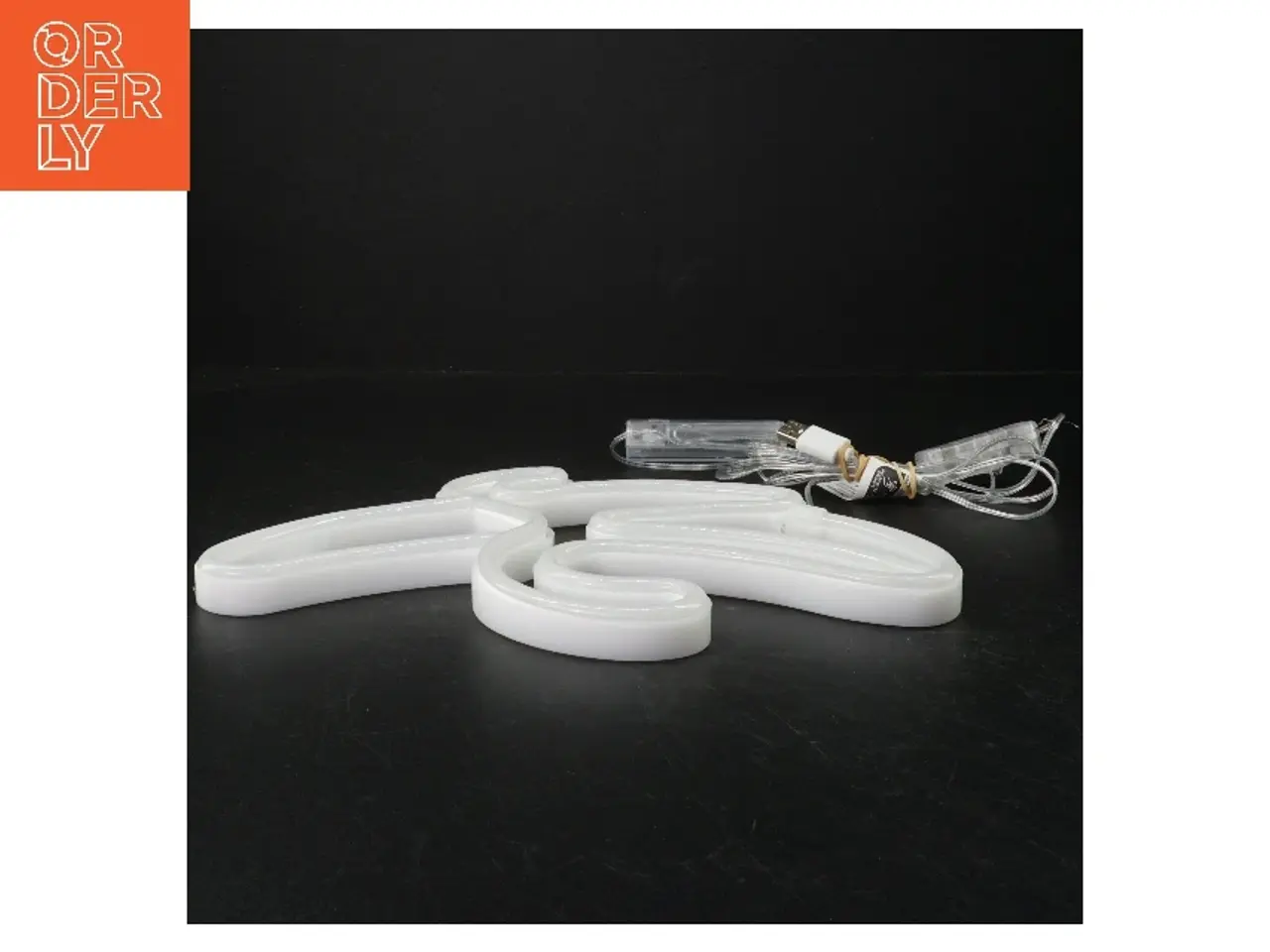 Billede 2 - Neon LED-lampe, banan (str. 28 x. 19,5 cm)