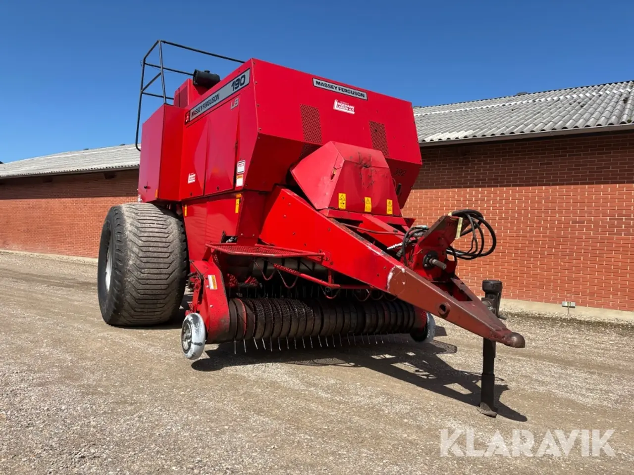 Billede 3 - Ballepresser Massey Ferguson 190