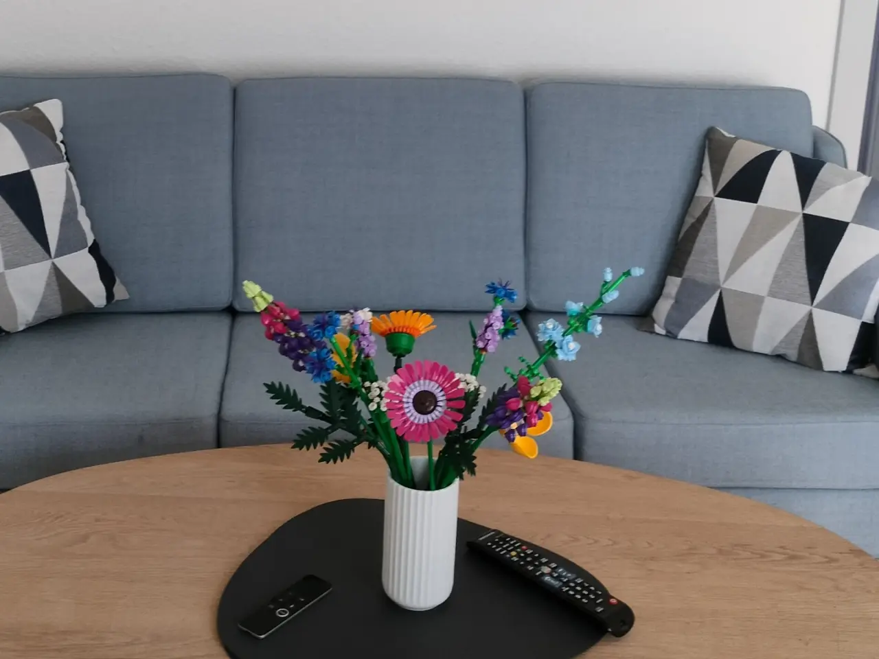 Billede 1 - Sofa med sæbebehandlet bøgeben