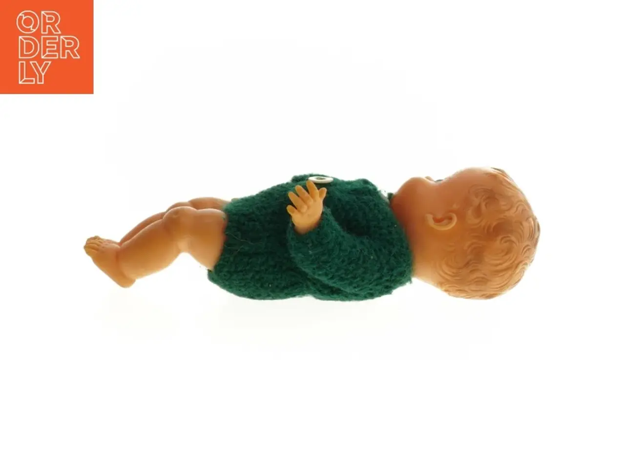 Billede 2 - 1950'er Dukke med babylift vugge MCM(str. 37 cm)