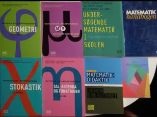 Diverse matematik studiebøger