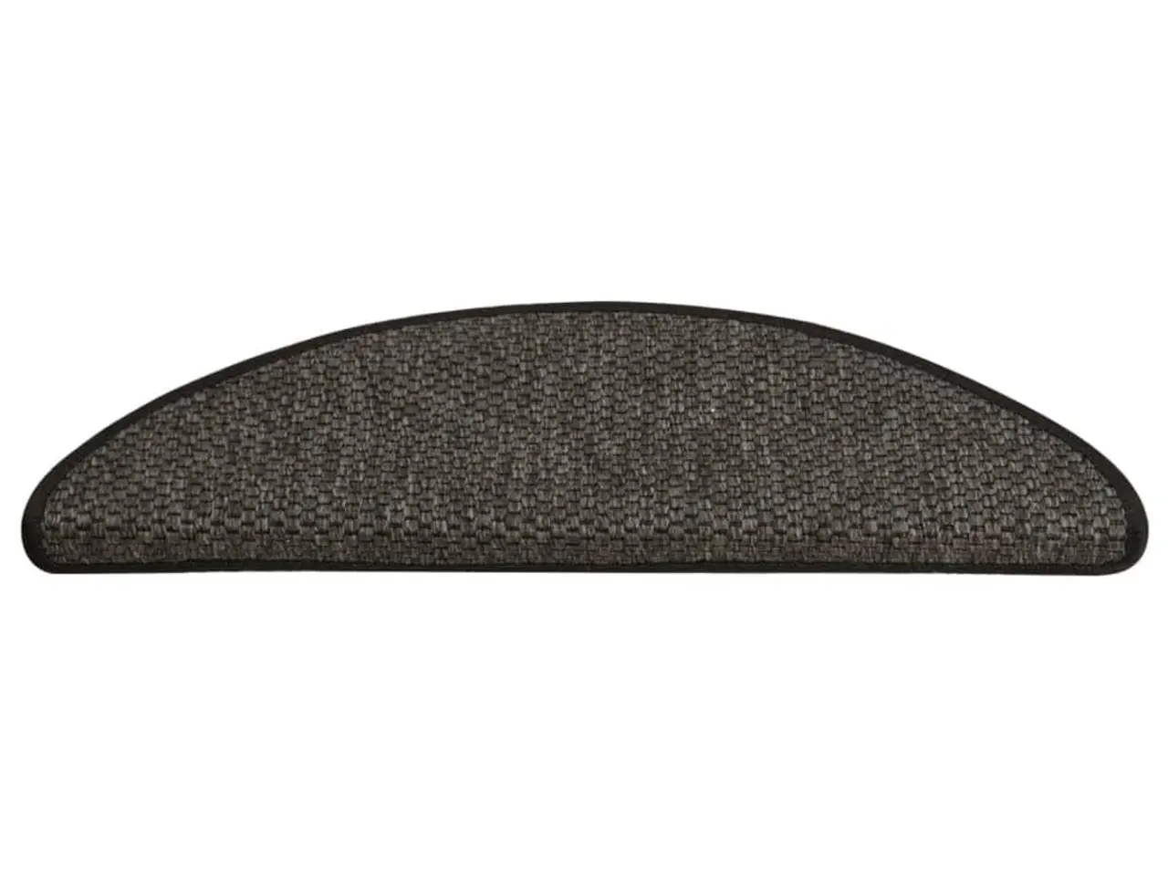 Billede 3 - Selvklæbende trappemåtter 15 stk. 65x21x4cm sisal-look antracit