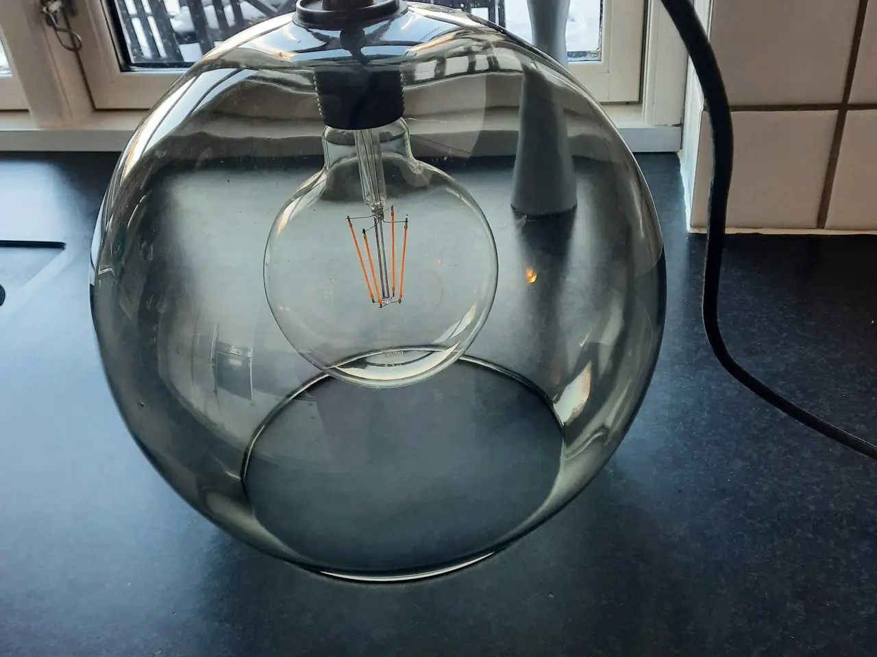 Billede 3 - HJEM OG STIL Loftlamper 2stk med led pærer