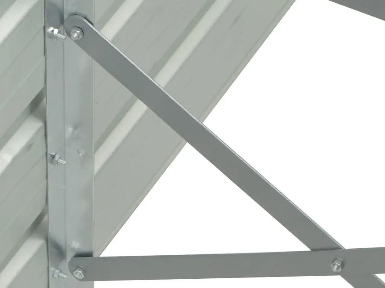 Billede 5 - Hævet plantekasse 100 × 40 × 77 cm - galvaniseret stål, antracitgrå