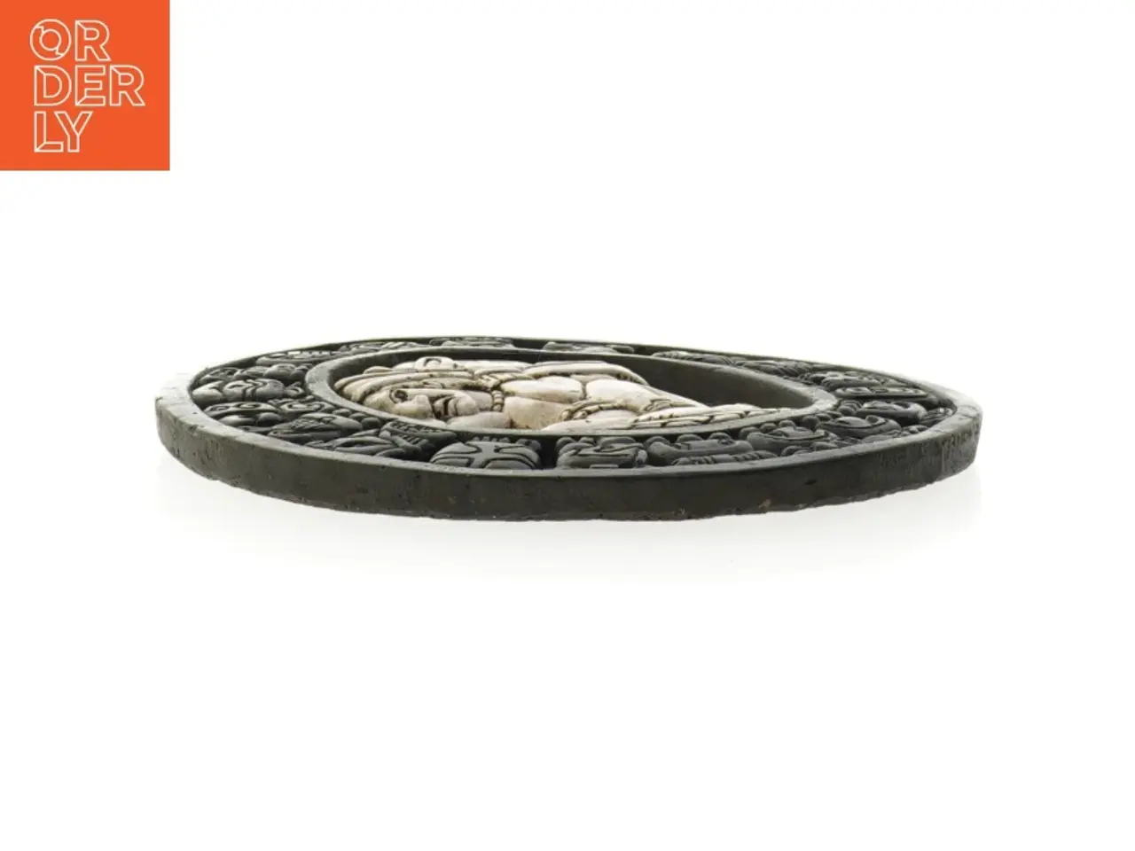 Billede 2 - Dekorativ Aztec Mayansk Kalender sten (str. Ø 26 cm)