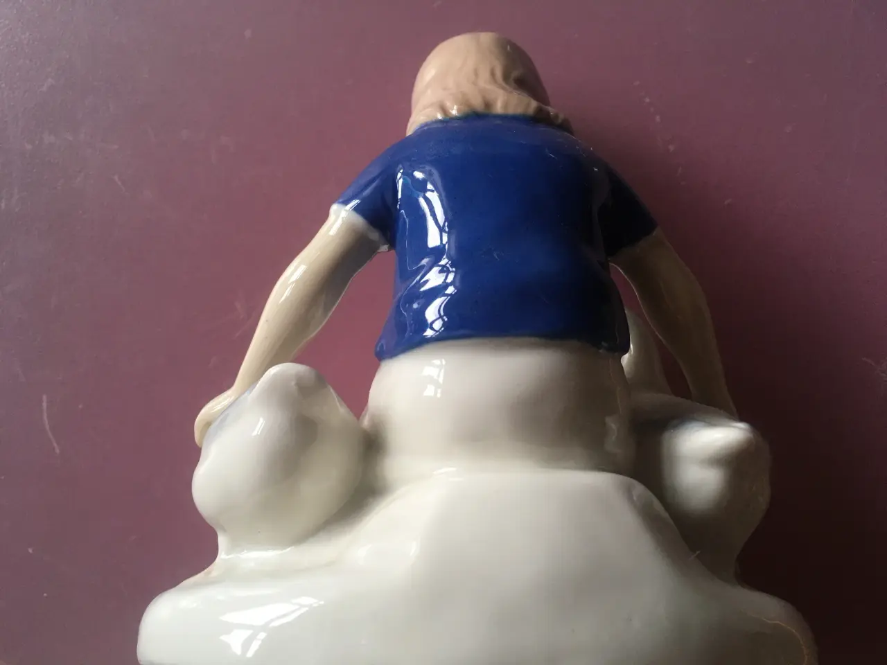 Billede 2 - Porcelæn, pige med ænder