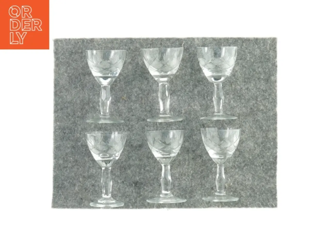 Billede 1 - Snapseglas 6 styk (str. 8 x 4,5)