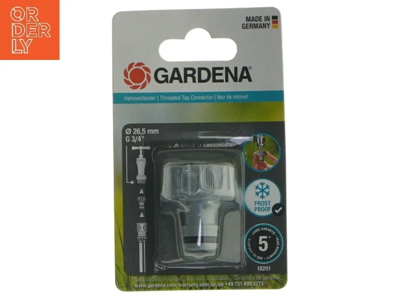 Billede 1 - Gardena gevind hanekobling fra Gardena (str. Ø 26,5 mm)